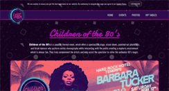Desktop Screenshot of childrenofthe80s.com
